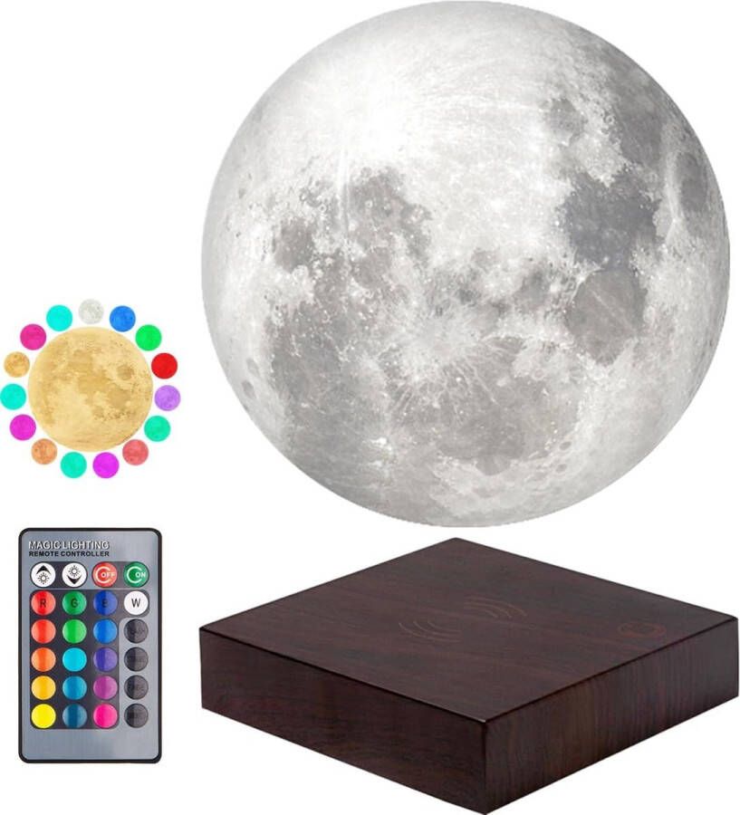 Maanlamp Bal Magnetisch 3D Maanlicht Nachtlampje