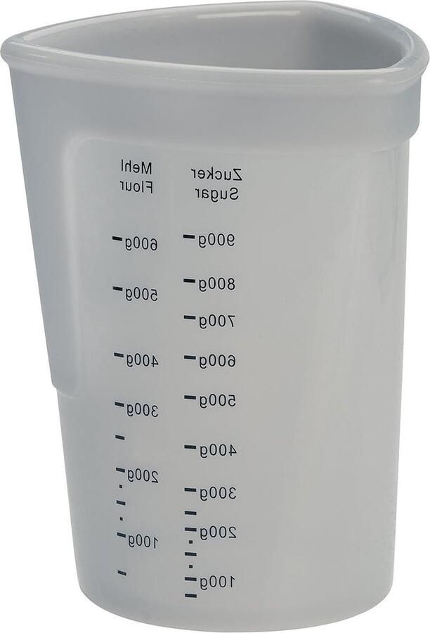Maatbeker 1 liter Grijs Silicone Lurch Maatbeker 1 liter