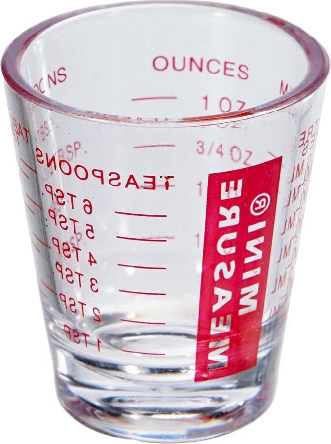 Maatbeker 1 liter Transparante Patisse Mini meetbeker met schaalverdeling Maatbeker 1 liter