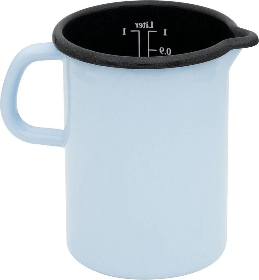 Maatbeker 10cm Backemaille Blauw Keukenmaat Volume 115 liter Gewicht 043kg Measuring cup