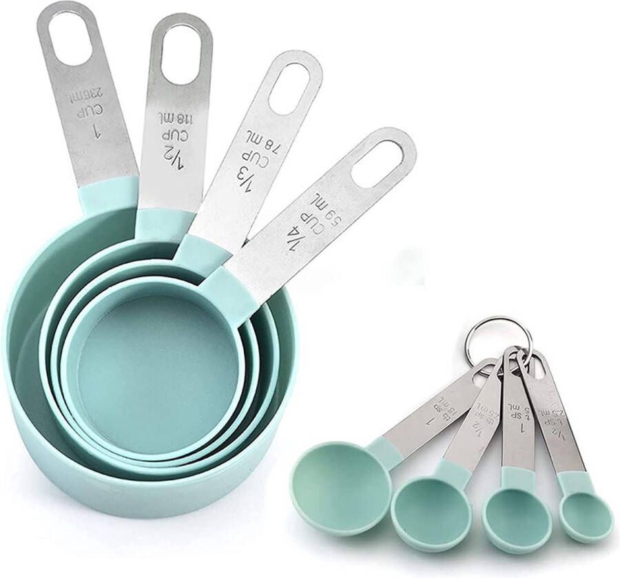 VERK GROUP Maatbeker – Maatbeker set Meetlepels Maatcups – Measuring Cups – voor bakken en koken