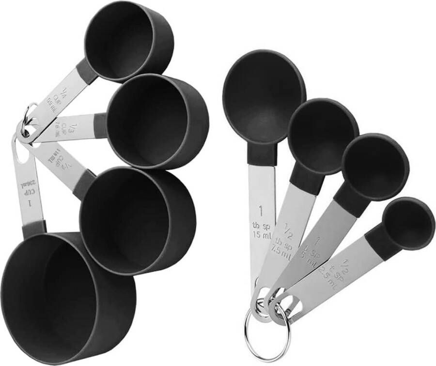 Maatbeker – Maatbeker set Meetlepels Maatcups – Measuring Cups – voor bakken en koken