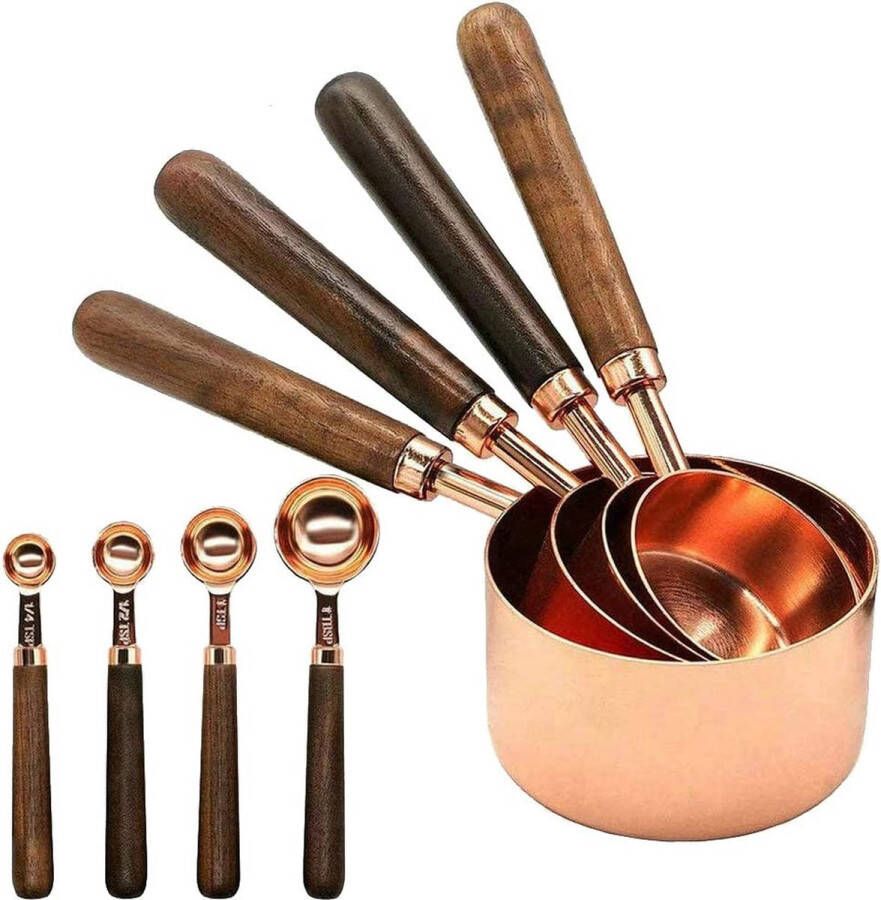 Maatbeker – Maatbeker set Meetlepels Maatcups – Measuring Cups – voor bakken en koken