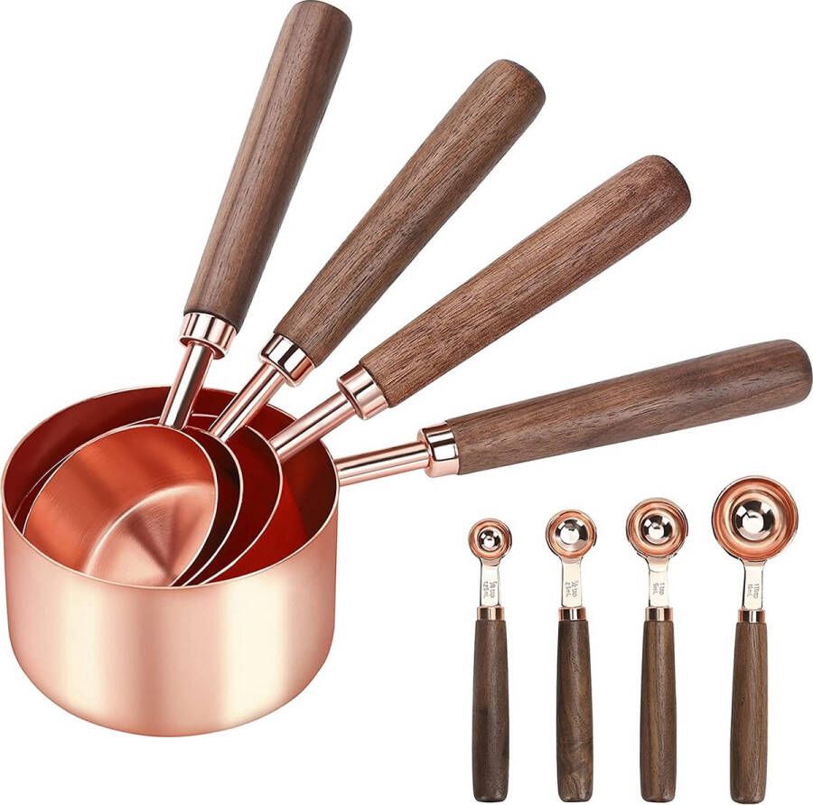 Maatbeker – Maatbeker set Meetlepels Maatcups – Measuring Cups – voor bakken en koken