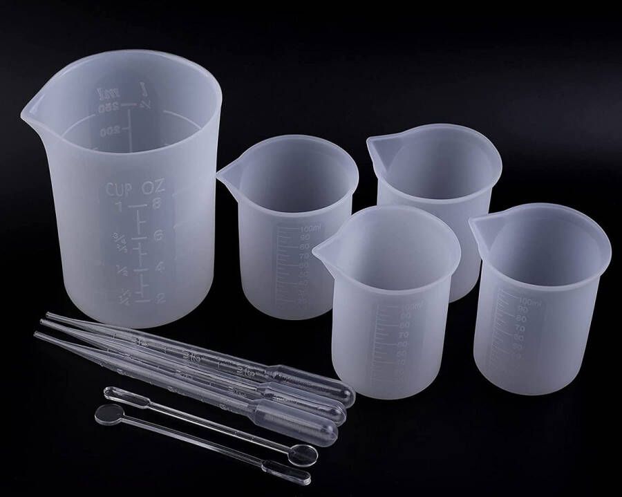 Maatbeker – Maatbeker set Meetlepels Maatcups – Measuring Cups – voor bakken en koken