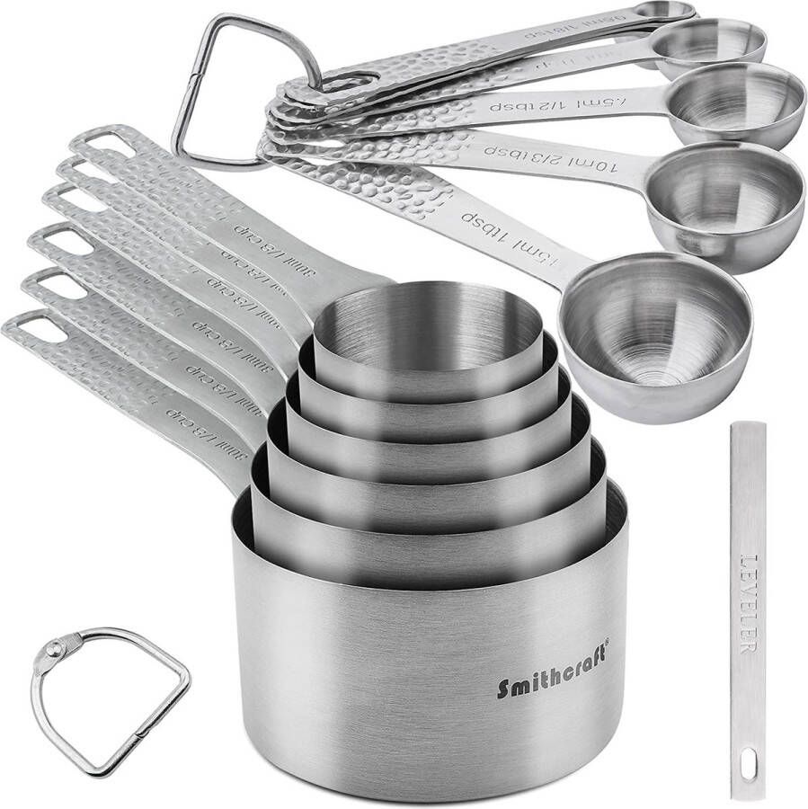 Maatbeker – Maatbeker set Meetlepels Maatcups – Measuring Cups – voor bakken en koken