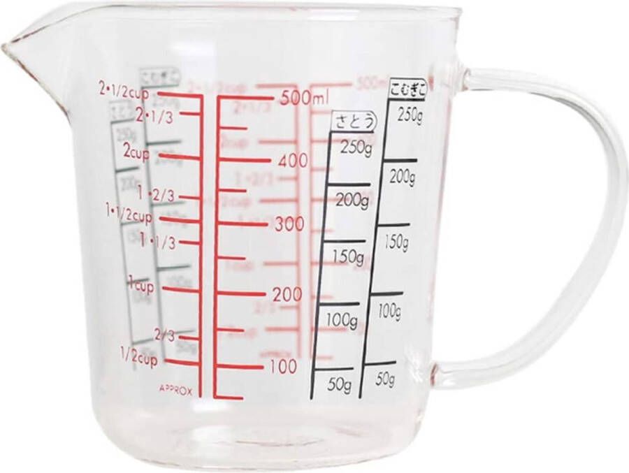 Maatbeker – Maatbeker set Meetlepels Maatcups – Measuring Cups – voor bakken en koken