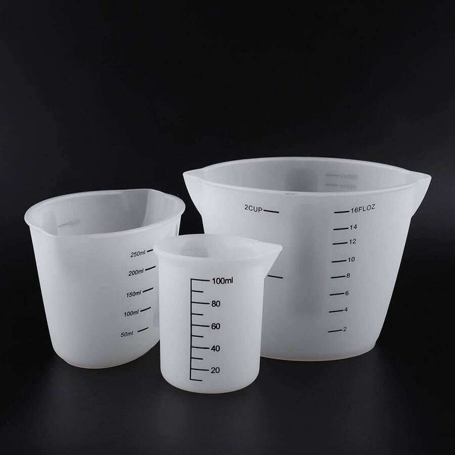 Maatbeker – Maatbeker set Meetlepels Maatcups – Measuring Cups – voor bakken en koken