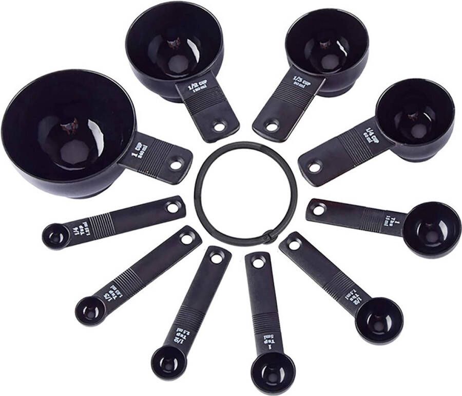 Maatbeker – Maatbeker set Meetlepels Maatcups – Measuring Cups – voor bakken en koken