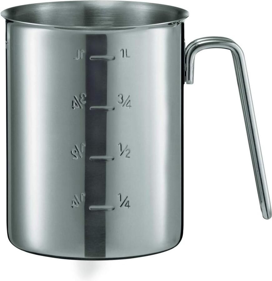 Maatbeker roestvrij staal 12 cm