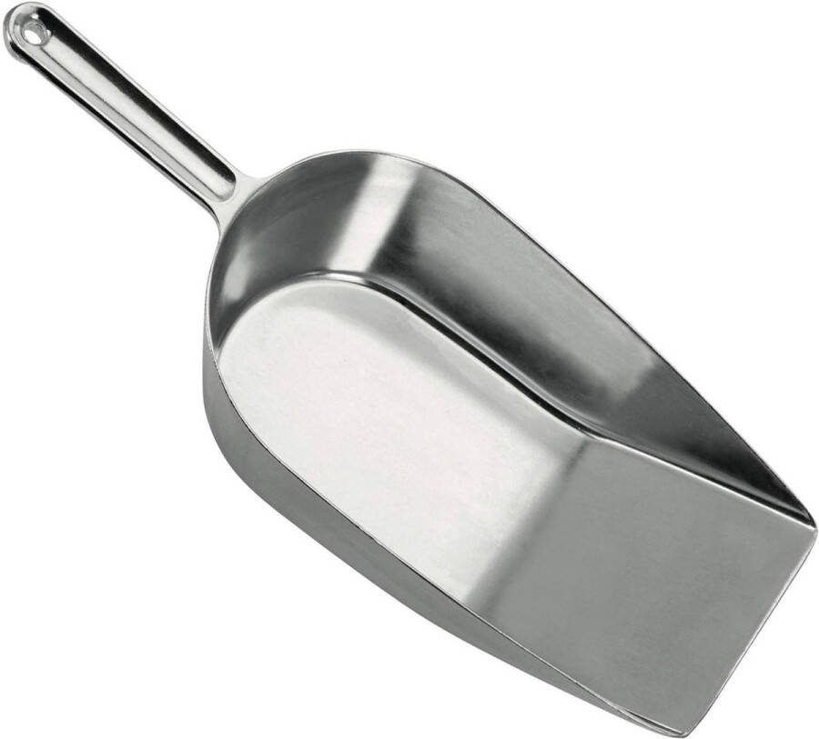 Maatschep aluminium Hygia zilver volume 1870 ml ca. 1650 g meel