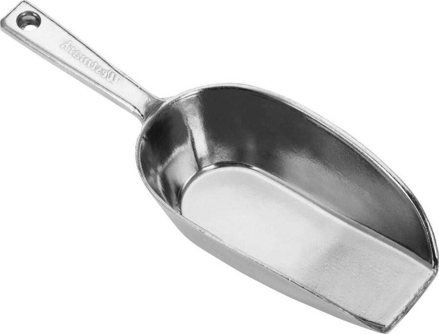 Maatschepje volume 300 ml (ca. 290 g meel) aluminium Hygia zilver
