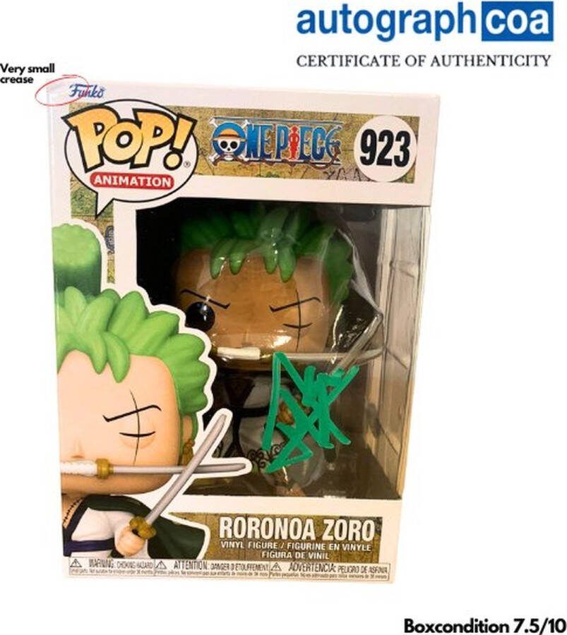 Mackenyu Live Action Signed Funko Pop! One Piece Roronoa Zoro #923 [ACOA certificate]
