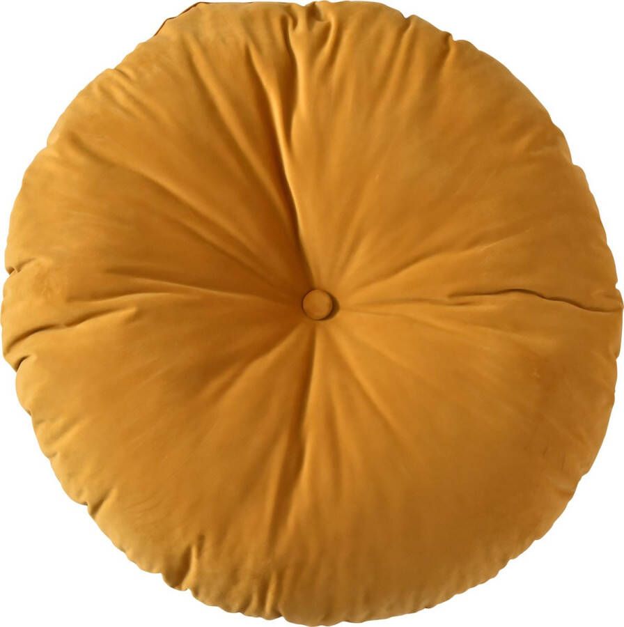 Madison Decorative cushion London yellow dia. 50 cm