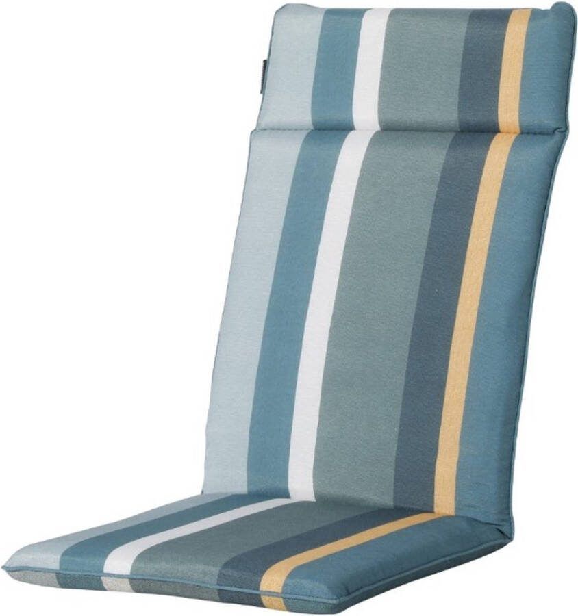 Madison Tuinkussen Universeel Hoge Rug Stripe Green 120x50cm Groen