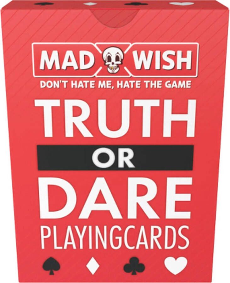 MadWish 52 playing cards Party game Drinking game for adults Engels