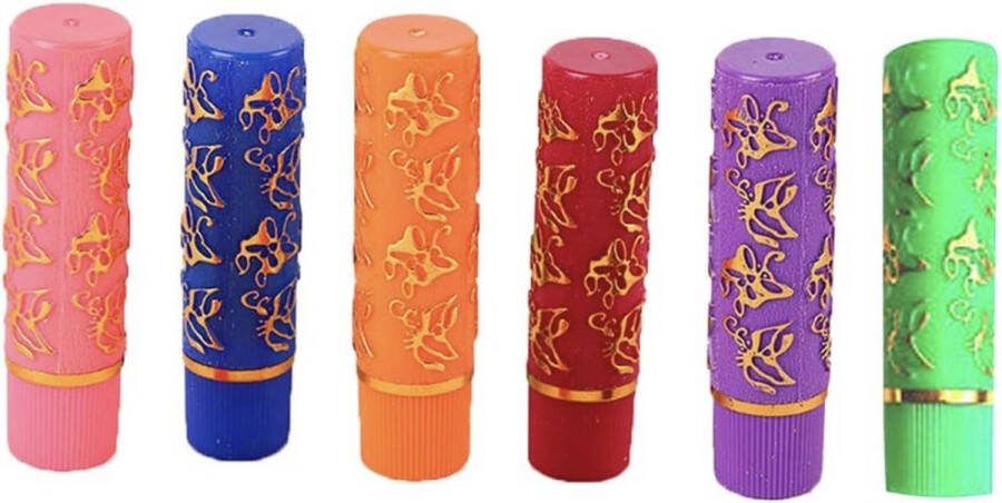 Magic lipstick Verandert van kleur Gepersonaliseerde lipstick Gepersonaliseerde lipkleur Hydratatie 6 stuks