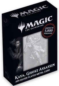 Magic The Gathering Kaya Ghost Assassin Limited Edition (silver plated) limited to 5000 worldwide