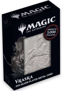 Magic The Gathering Vraska Limited Edition (silver plated) limited to 5000 worldwide