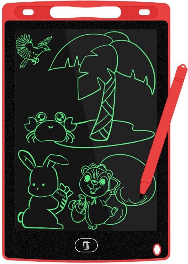 Magisch LCD tekenbord rood LCD Schrijftablet kinderen- 8 5 Inch Grafische tablet Grafisch tekenen – Digitaal tekenen- Digitaal tekentablet – Schijftablet voor kinderen – Tekenbord interactief speelgoed Writingtablet