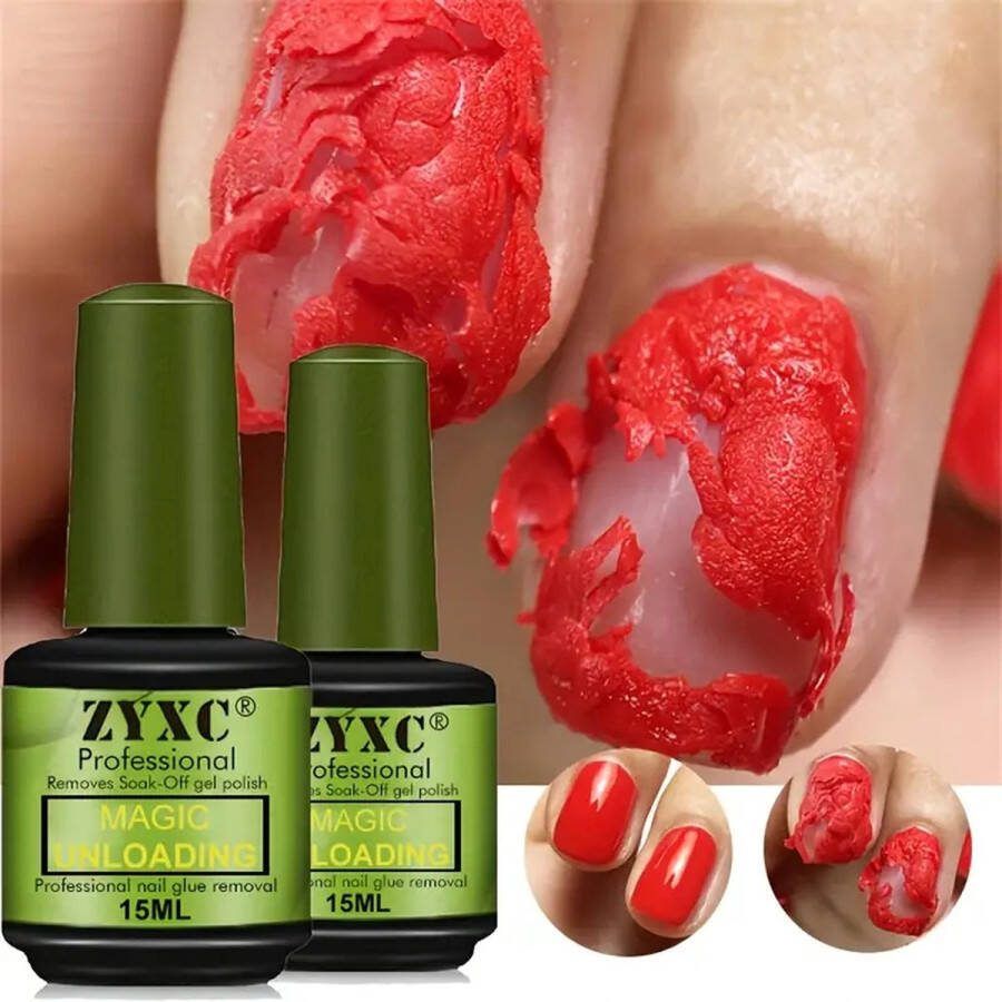 Magische Soak-Off Snelle Nagellijm Verwijderaar 15 ml Snel en Effectief Gel Nagellak Verwijderen Ethanolamine Isobutyl Acetate Paraffin Voor Gezonde en Mooie Nagels