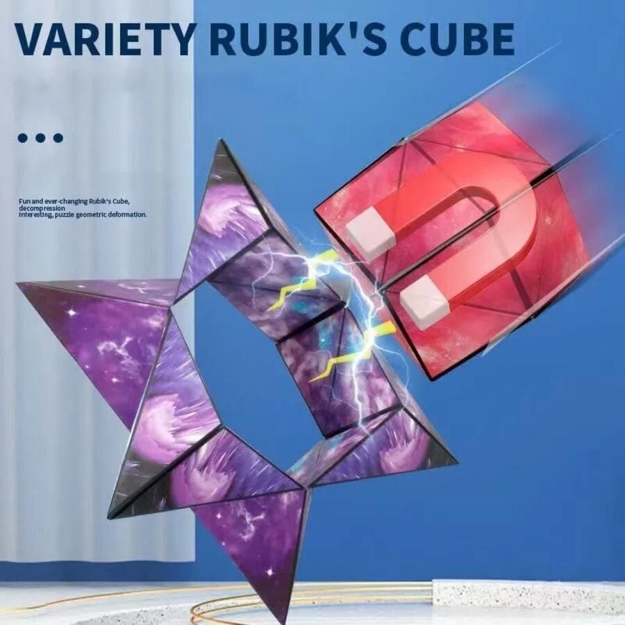 Magnetische Kubus Magische Kubus 3D Shashibo Fidget toys Stress kubus Van vorm veranderen 72 vormen maken 3d Dromerig Veranderlijk Magnetisch Magisch Vierkant Oneindig Flippig Geometrie Puzzelspel Antistress verjaardagscadeautje