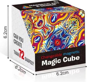 Magnetische Magische Kubus Psychedelic 70+ Vormen Anti-Stress Fidget Toy