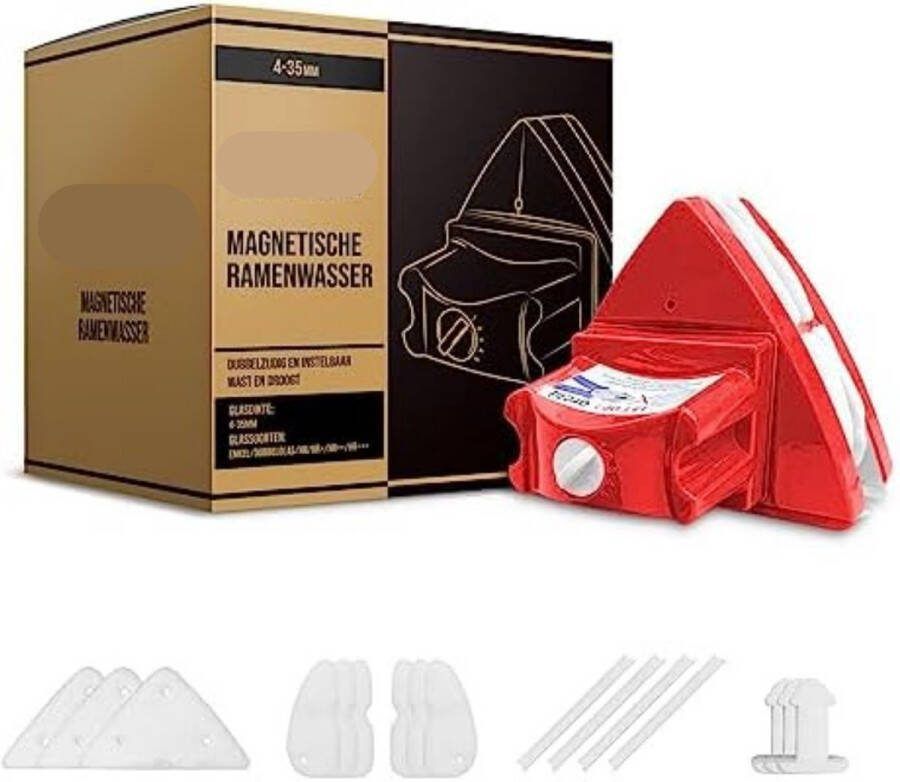 Magnetische ramenwasser Magnetische raamwisser Magnetische raamwisser dubbel glas Ramen wassen magneet