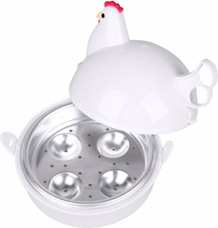 Magnetron Eierkoker Herbruikbare Ei koker Snel je Ei Klaar 4 Eieren Microwave Egg Boiler Ei koker