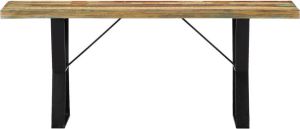 Maison Exclusive Bankje 110 cm massief gerecycled hout