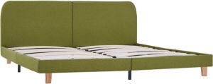 Maison Exclusive Bedframe stof groen 160x200 cm