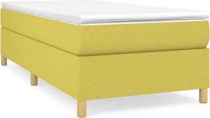 Maison Exclusive Boxspringframe stof groen 80x200 cm