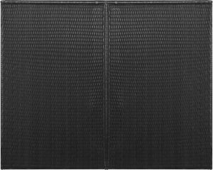 Maison Exclusive Containerberging dubbel 153x78x120 cm poly rattan zwart