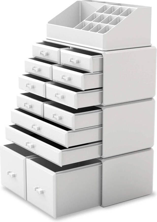 Make-up Cosmetische Organizer Opbergladen Display Dozen Case met Laden
