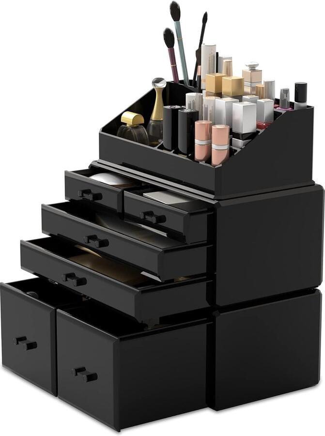 Make-up Cosmetische Organizer Opbergladen Display Dozen Case met Laden