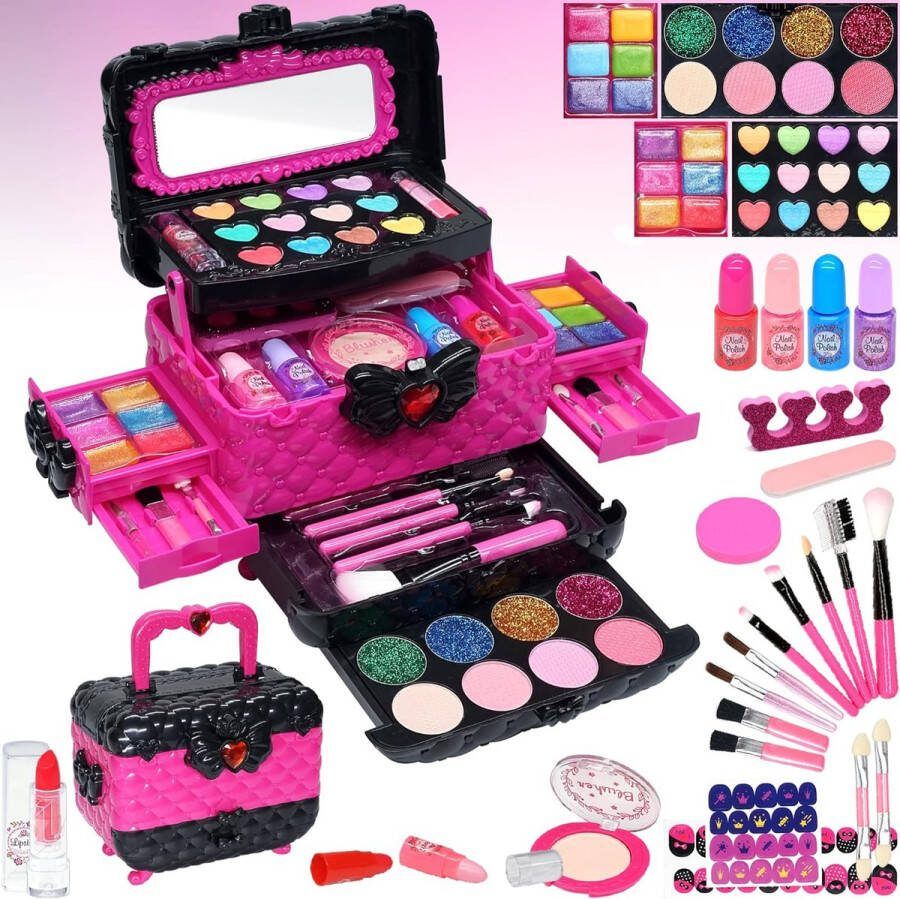 Make Up Koffer Meisjes Make Up Koffer Make Up Set Voor Meisjes Make Up Koffer Kinderen Make Up Meisjes
