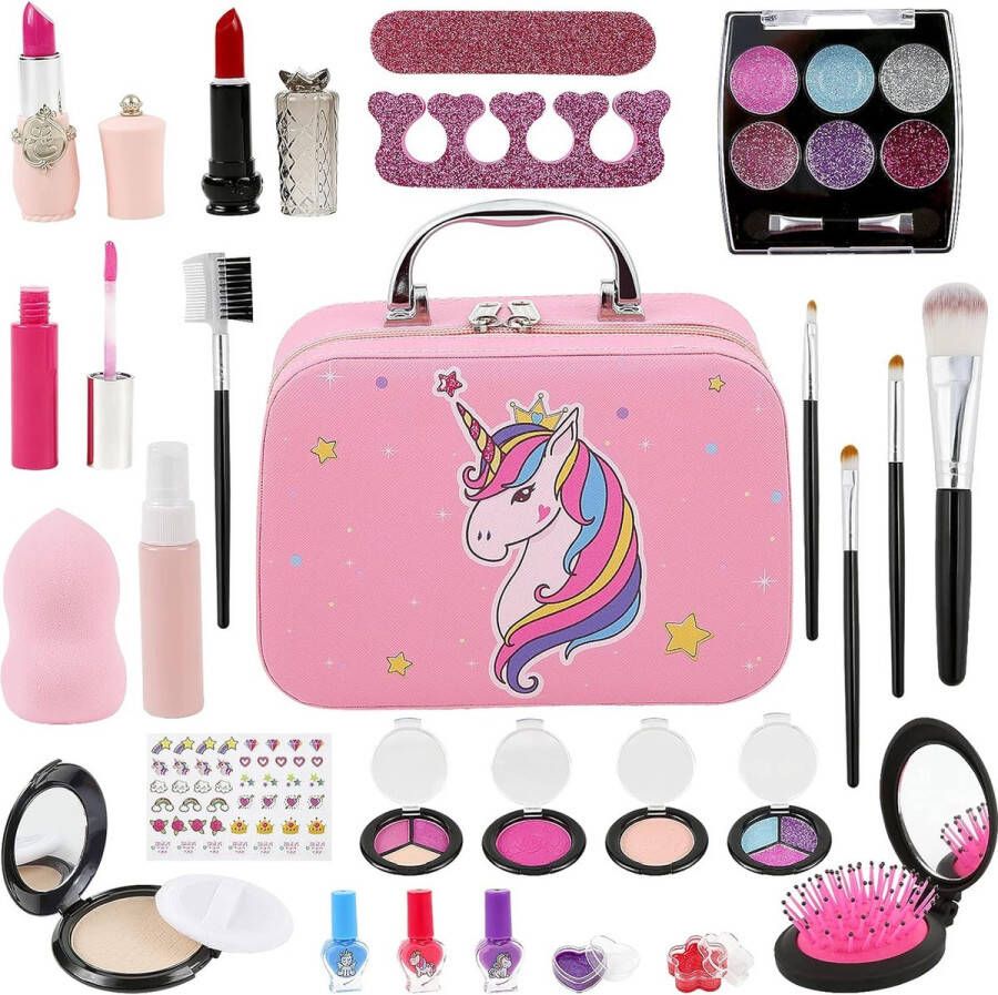 Make Up Koffer Meisjes Make Up Koffer Make Up Set Voor Meisjes Make Up Koffer Kinderen Make Up Meisjes