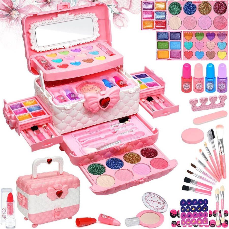 Make Up Koffer Meisjes Make Up Koffer Make Up Set Voor Meisjes Make Up Koffer Kinderen Make Up Meisjes