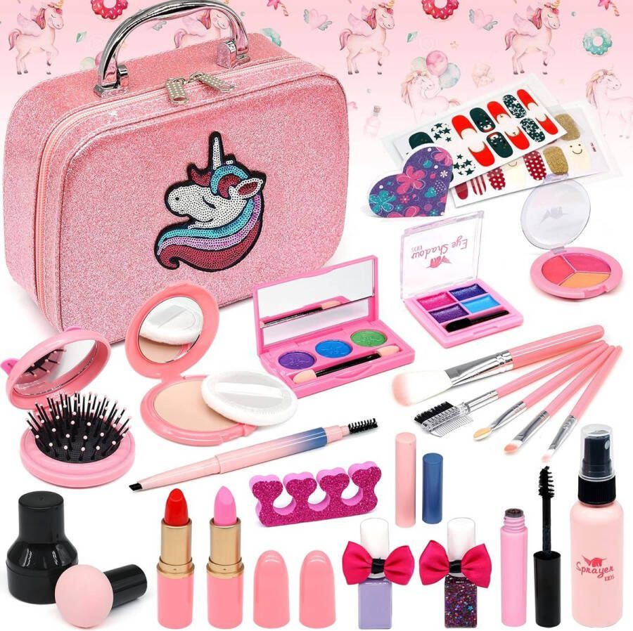 Make Up Koffer Meisjes Make Up Koffer Make Up Set Voor Meisjes Make Up Koffer Kinderen Make Up Meisjes