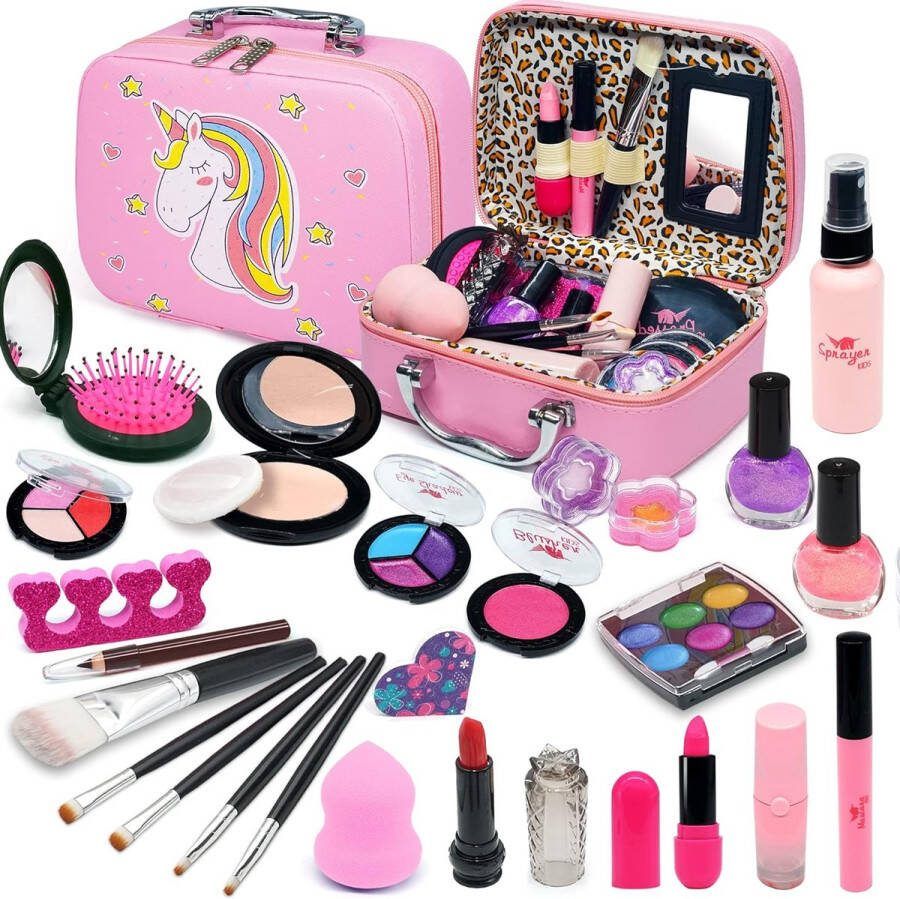 Make Up Koffer Meisjes Make Up Koffer Make Up Set Voor Meisjes Make Up Koffer Kinderen Make Up Meisjes