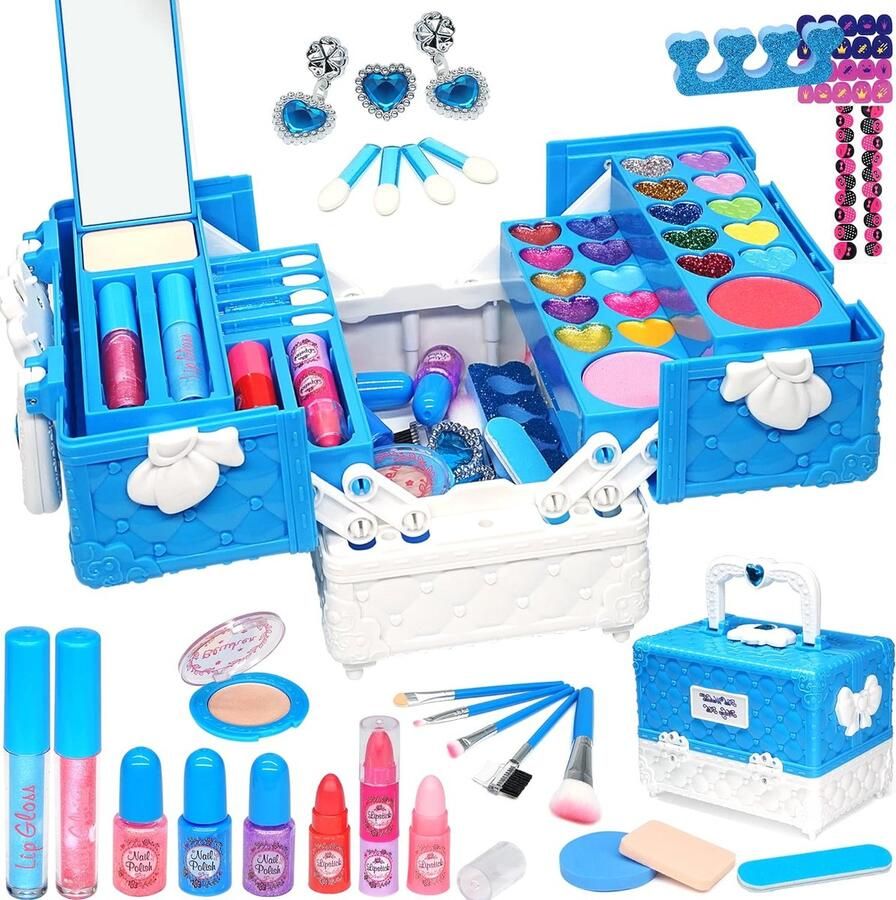 Make Up Koffer Meisjes Make Up Koffer Make Up Set Voor Meisjes Make Up Koffer Kinderen Make Up Meisjes