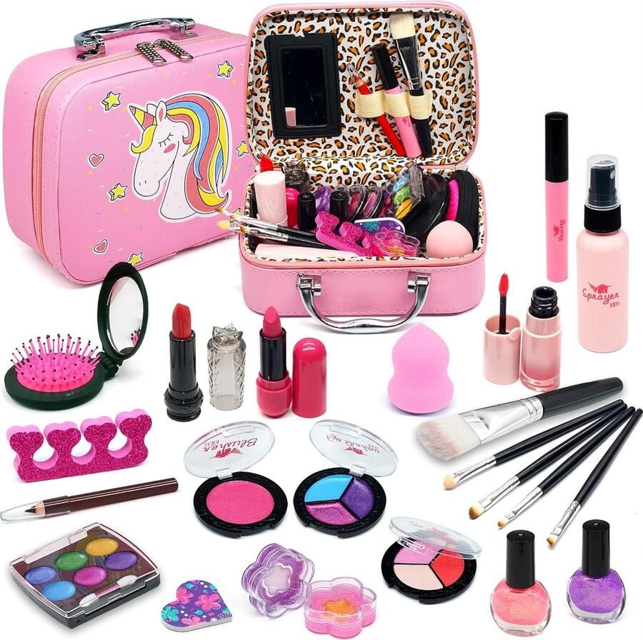 Make Up Koffer Meisjes Make Up Koffer Make Up Set Voor Meisjes Make Up Koffer Kinderen Make Up Meisjes