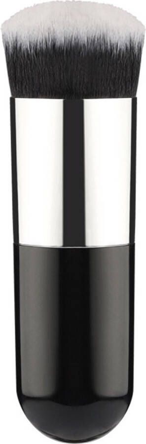 MerkIoos Make-up Kwast voor Blush – Kwast met Korte Haren – Zwart – Make-up kwast voor blush – Zwarte kwast met korte haren – een gelijkmatige blushapplicatie – Zachte en precieze haren – Compact en handig in gebruik