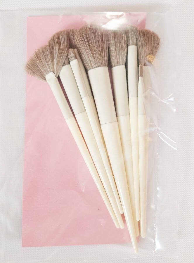 Make up kwasten set 10 stuks Zacht fijne borstels grote brush borstel
