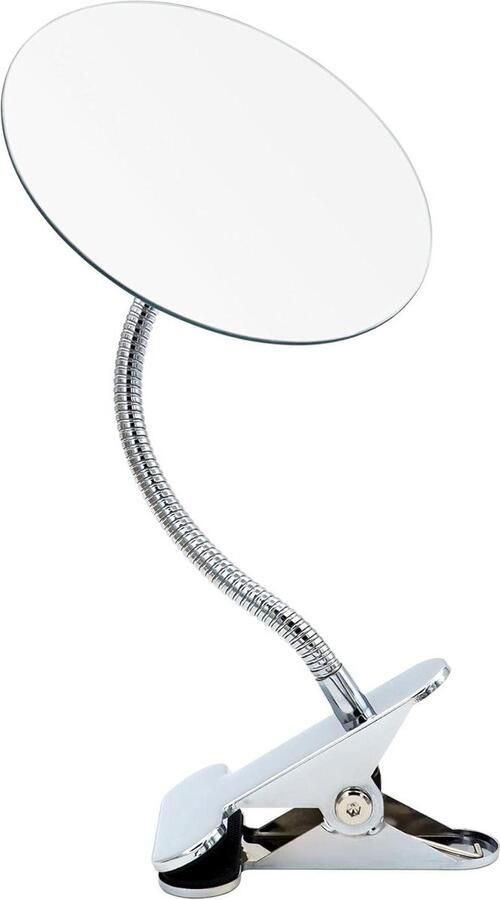 Make-up Spiegel Cosmetische Klemspiegel Kasper Chroom 5X Vergroting Moderne Functionaliteit 15x39 cm