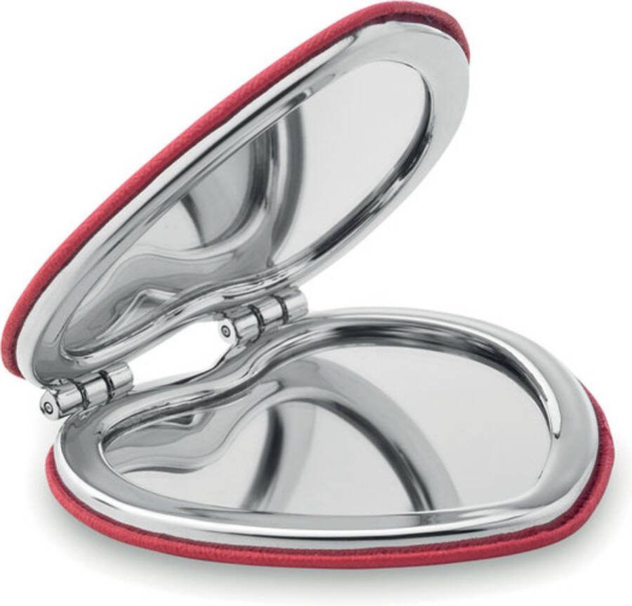 Make up spiegel Handspiegel Zakspiegel Valentijn cadeautje voor haar 6 5 cm Rood