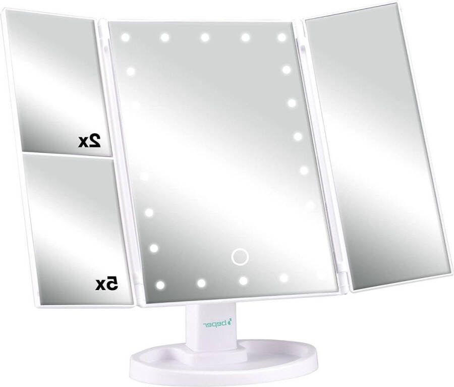 Make-up Spiegel met LED Verlichting voor Make-Up Station
