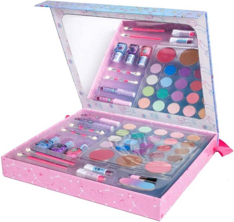 Make-upkoffer voor kinderen en meisjes Complete set met spiegel make up koffer meisje