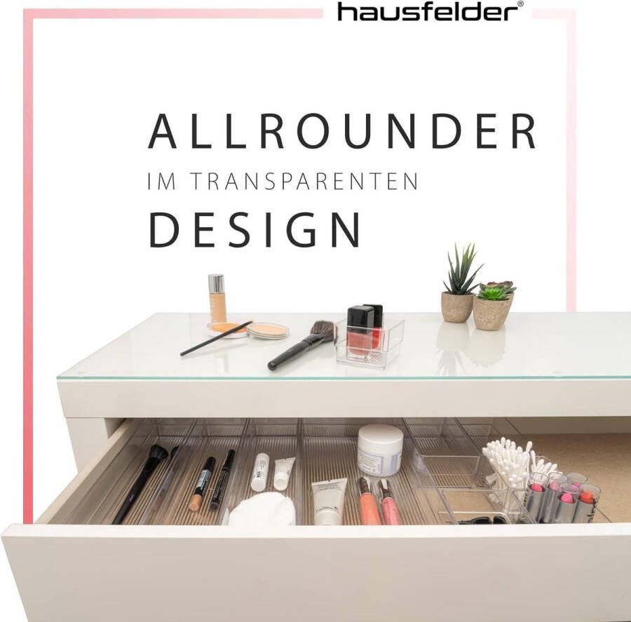 Make-uporganizer voor cosmetica en make-up Geschikt voor Malm-commode Opbergsysteem kaptafel Opbergdozen 10-delig Halve lade Make-up organizer