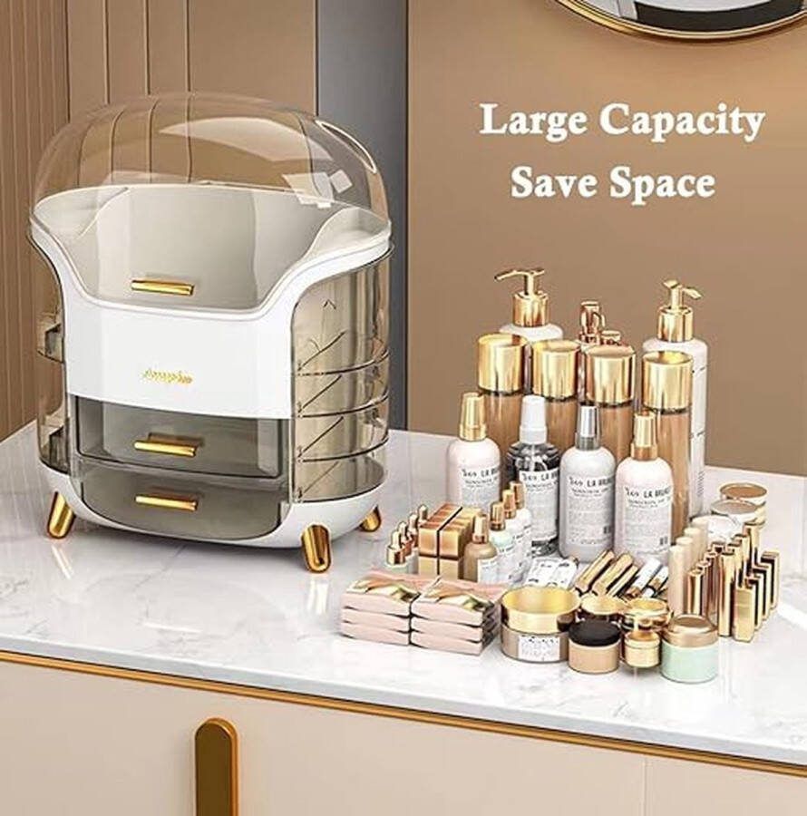 Makeup Organizer Transparant Skincare Organizer Opbergbox Makeup Opbergdoos Cosmetica Voor Badkamer en Makeuptafel